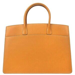 Hermes Natural Vache White Bus GM Tote Bag C.U